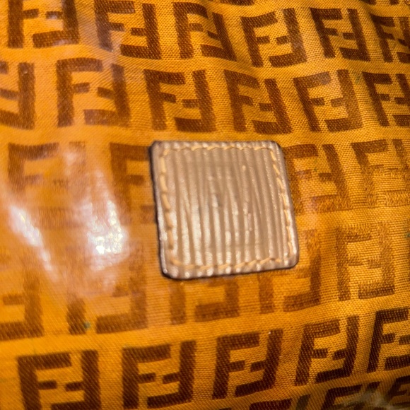 FENDI | Vintage SAS FF Logo Signatures Monograms Clutch Cosmetic Toiletery Bag - Picture 8 of 9